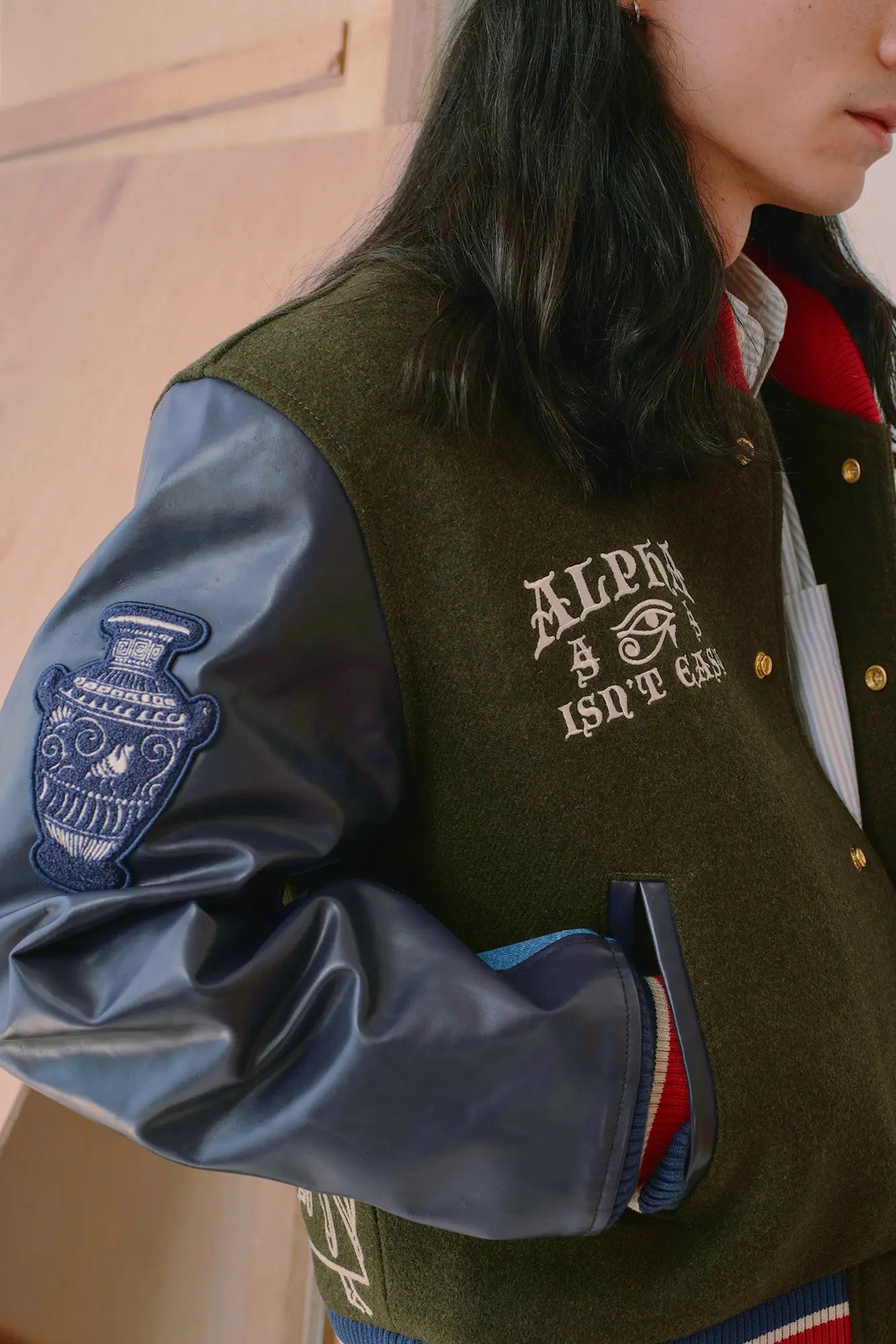 Amsden Wool Varsity Jacket AlphaStyle