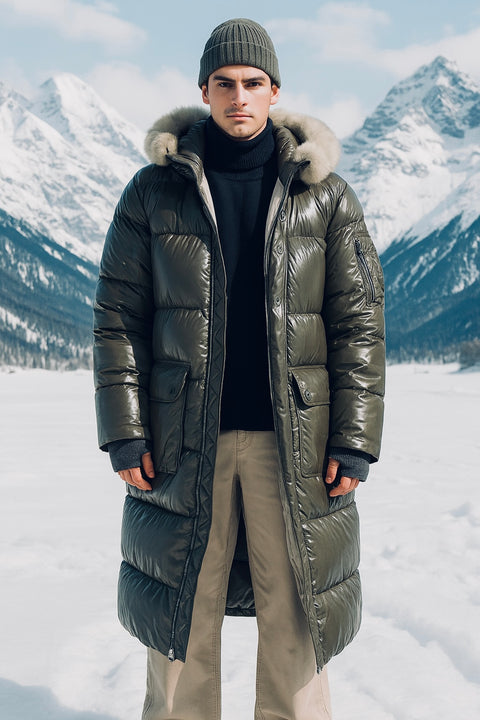 Aura Long Down Jacket
