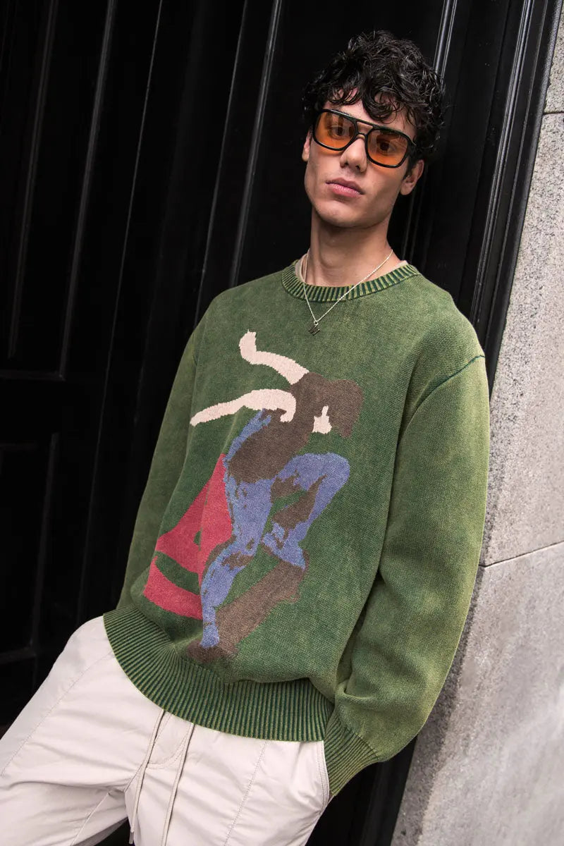 Elkhead Knitted Sweater AlphaStyle