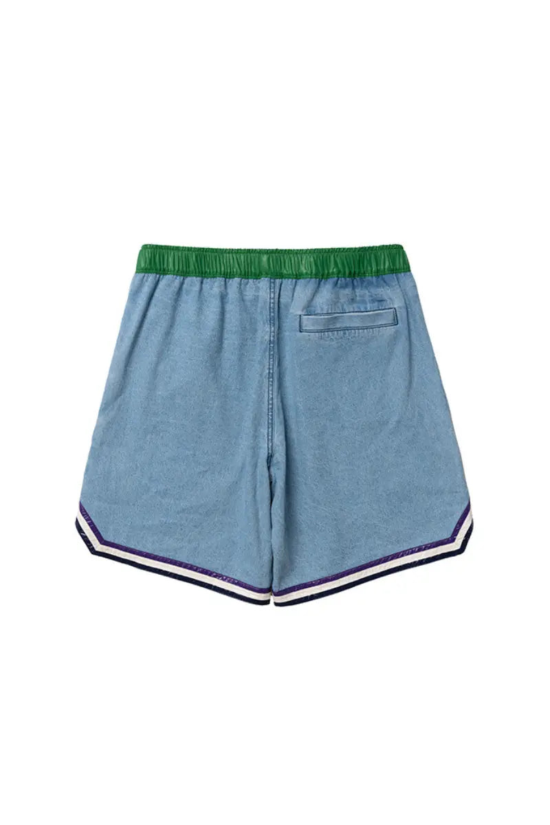 Enif Binding Denim Shorts AlphaStyle