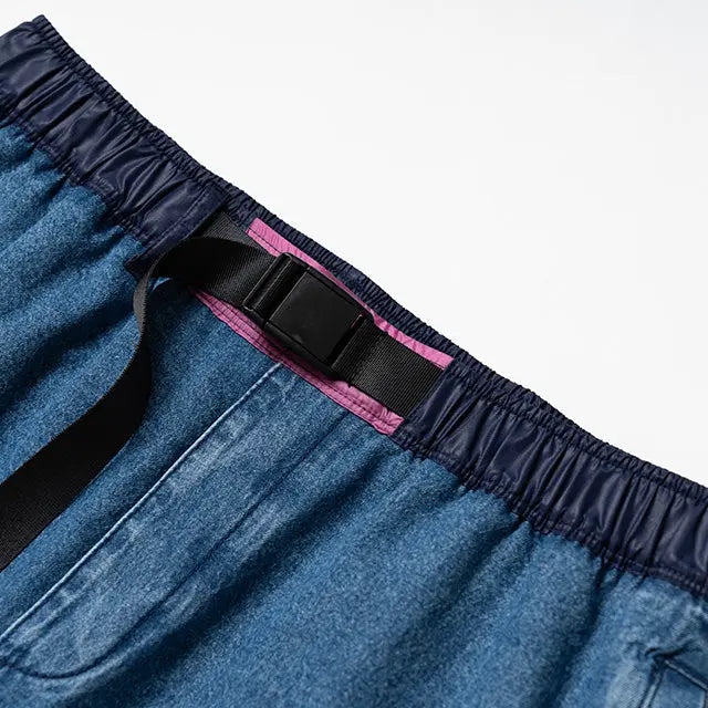 Enif Binding Denim Shorts AlphaStyle