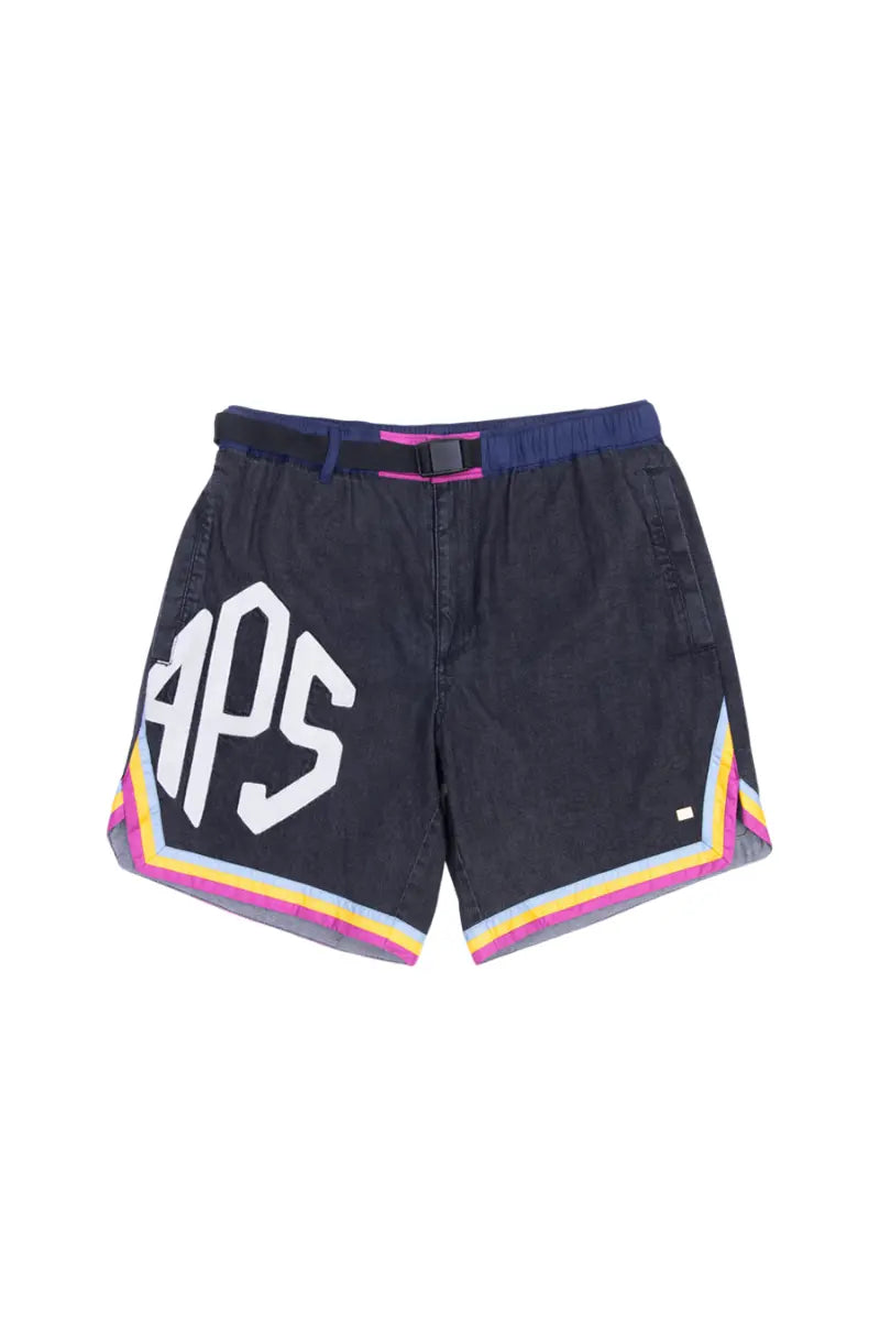 Enif Binding Denim Shorts AlphaStyle