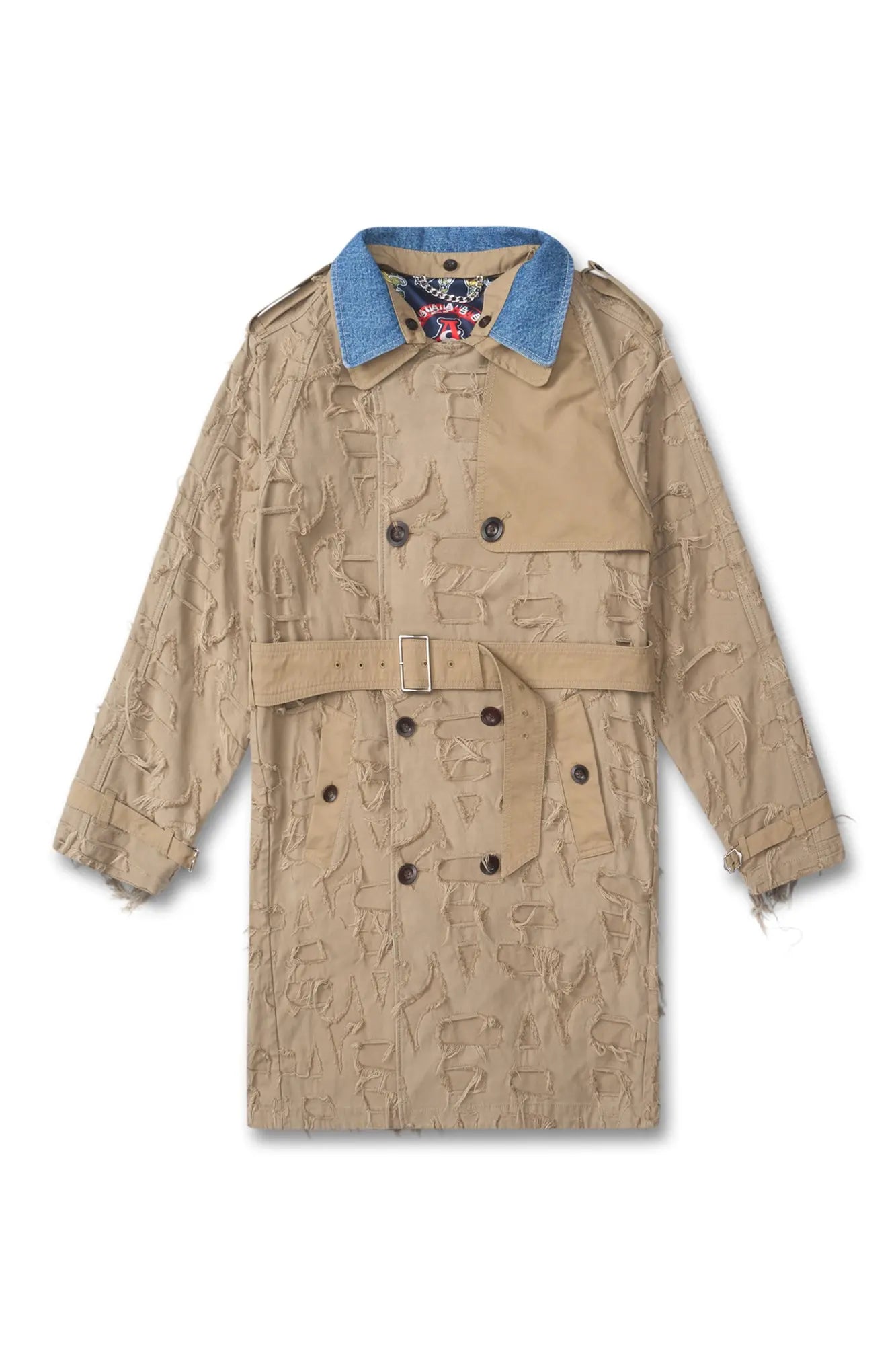 Gregan Burnout Trench Coat AlphaStyle