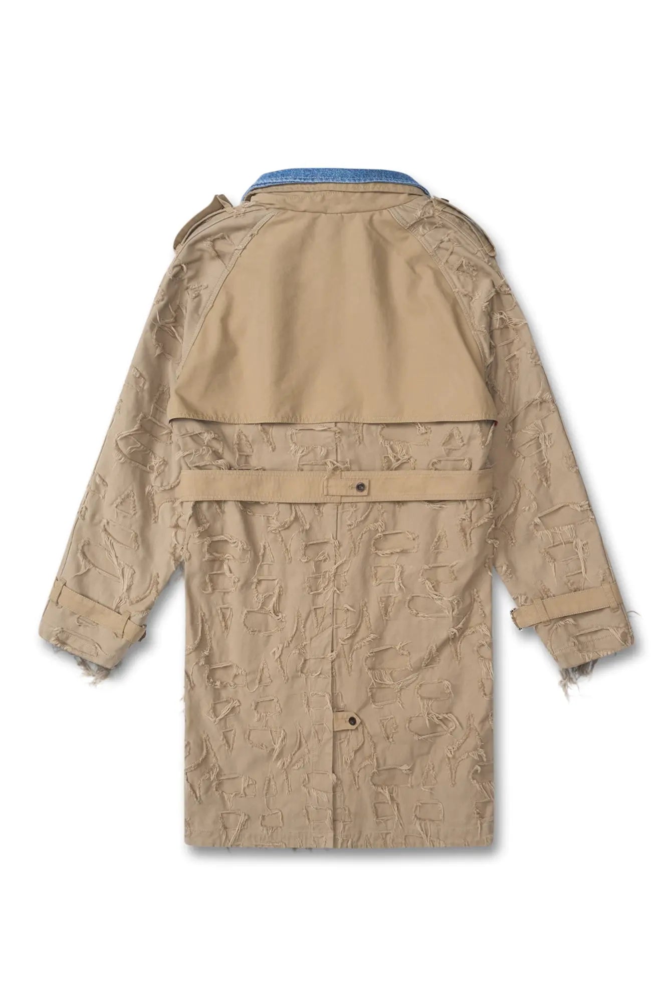 Gregan Burnout Trench Coat AlphaStyle