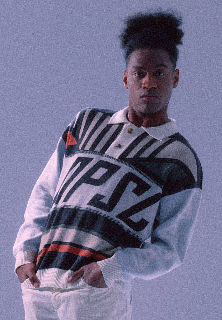 Lathrop Knitted Polo - AlphaStyle