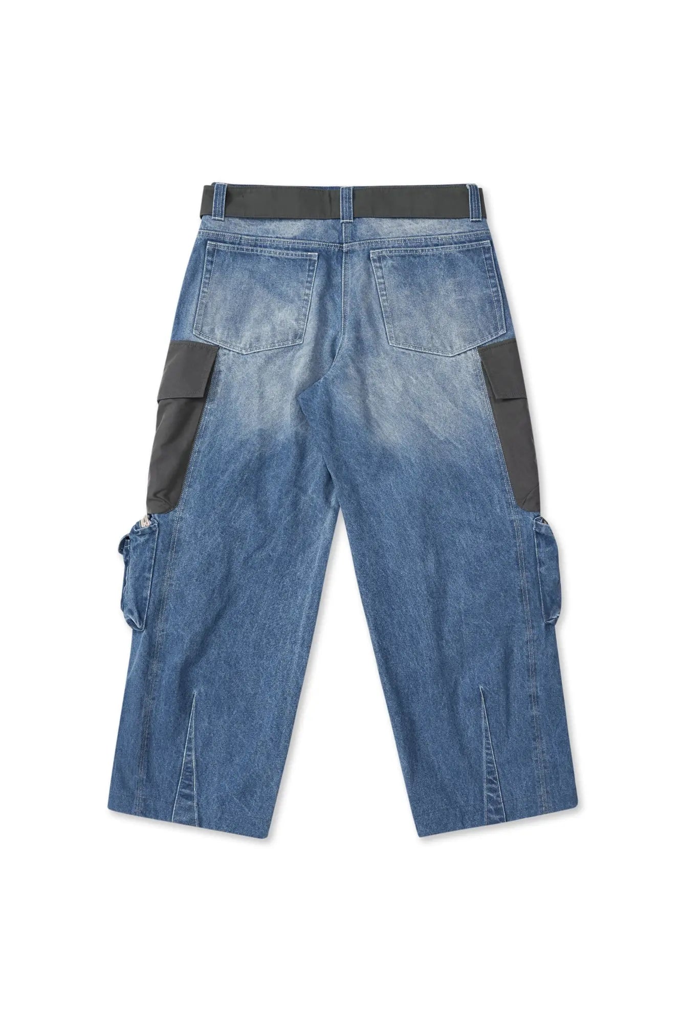 Lubec Wide Leg Belt Pants AlphaStyle