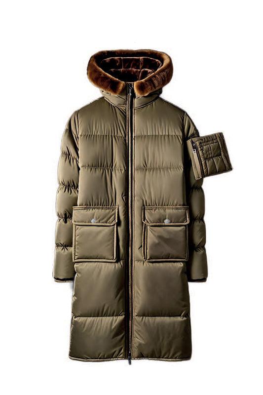 Aura Long Down Jacket