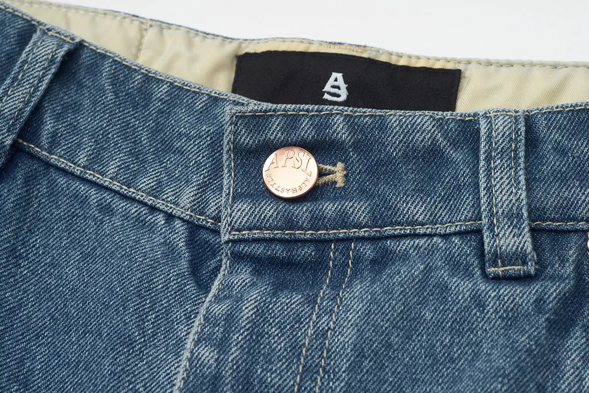 Neota Loose Cargo Jeans AlphaStyle
