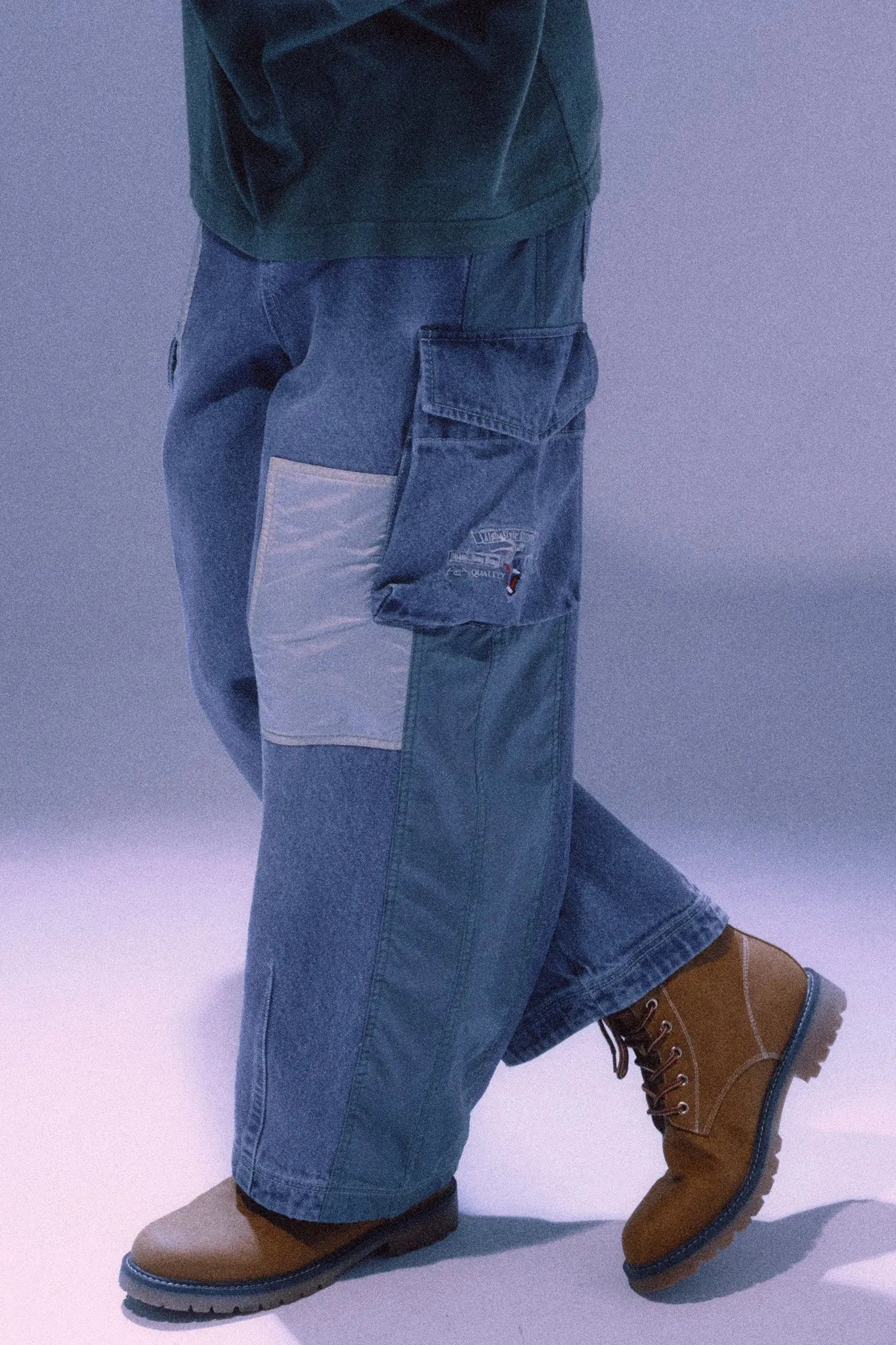 Neota Loose Cargo Jeans AlphaStyle