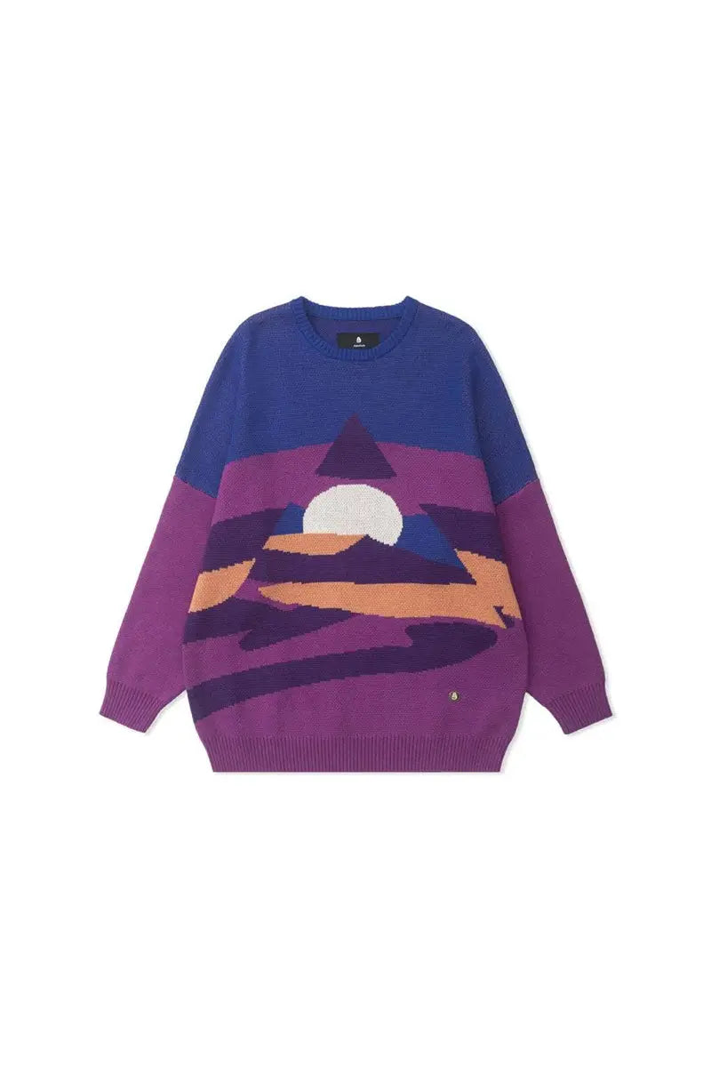 Siloam Knitted Pattern Sweater AlphaStyle