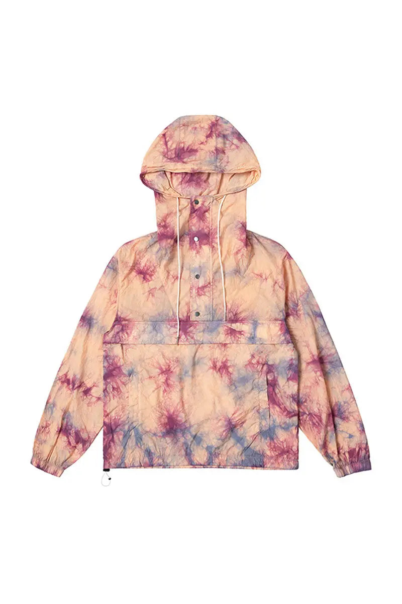 Thorp Tie dye Super Lightweight Anorak Jacket AlphaStyle