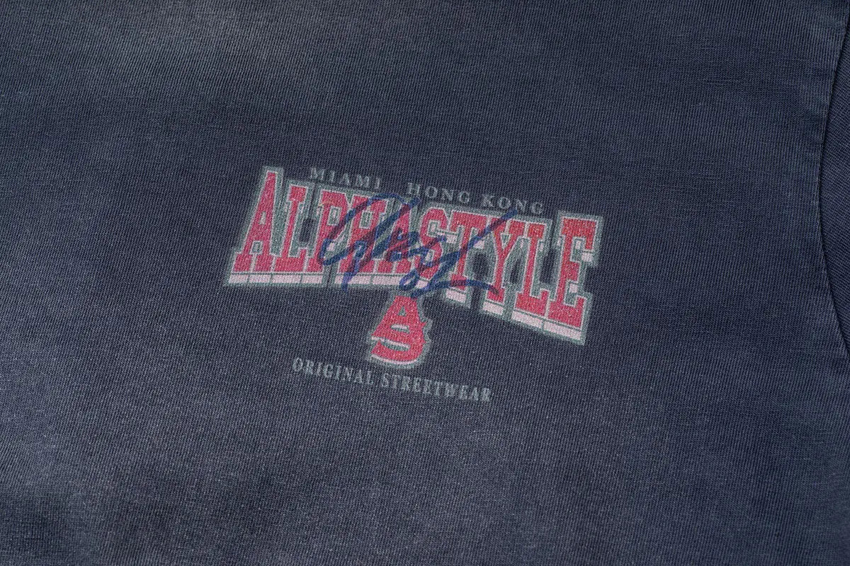 Tule Printed Pigment Dye Tee - AlphaStyle