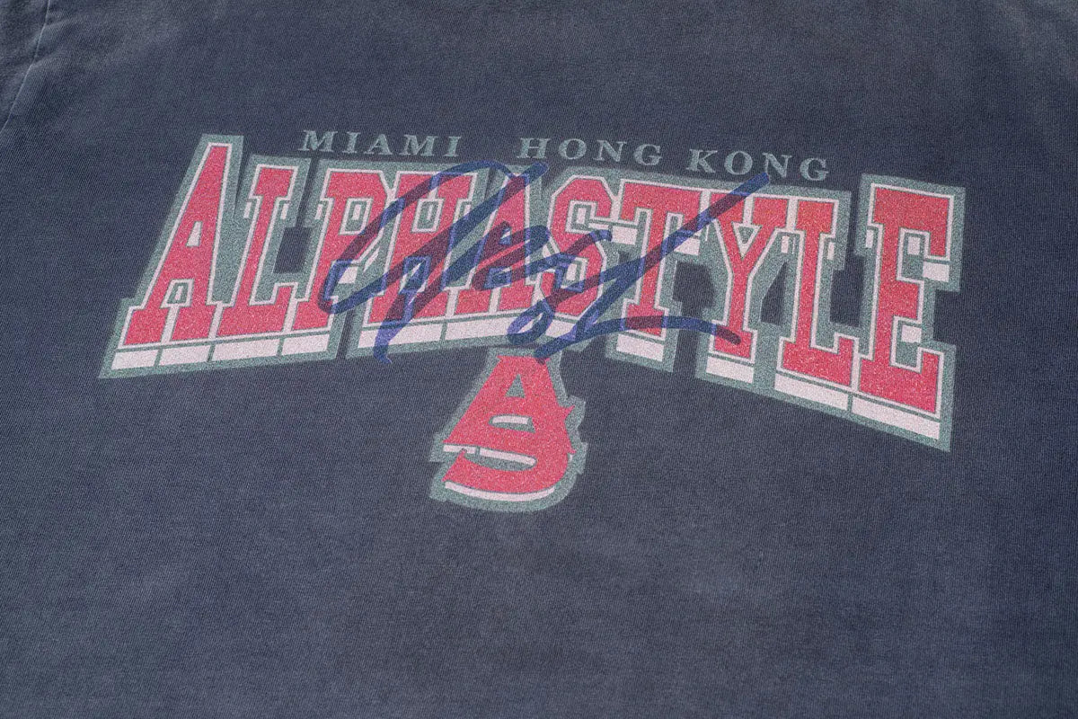 Tule Printed Pigment Dye Tee - AlphaStyle