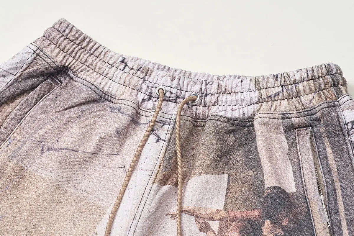 Vici Printed Sweat Shorts AlphaStyle