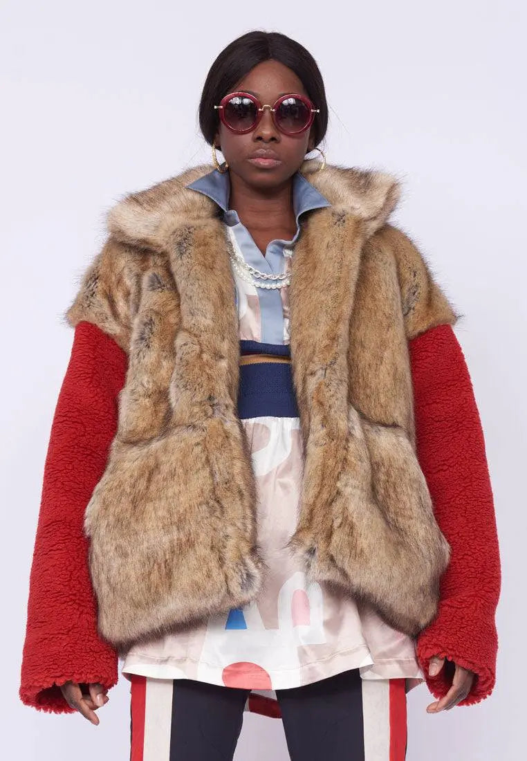 Acrux Vegan Fur Down Puffer - AlphaStyle