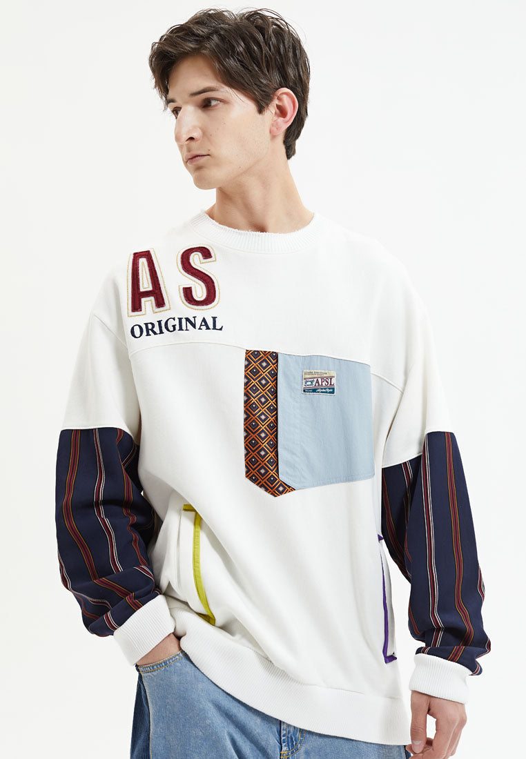 Felix Patchwork Sweatshirt - AlphaStyle