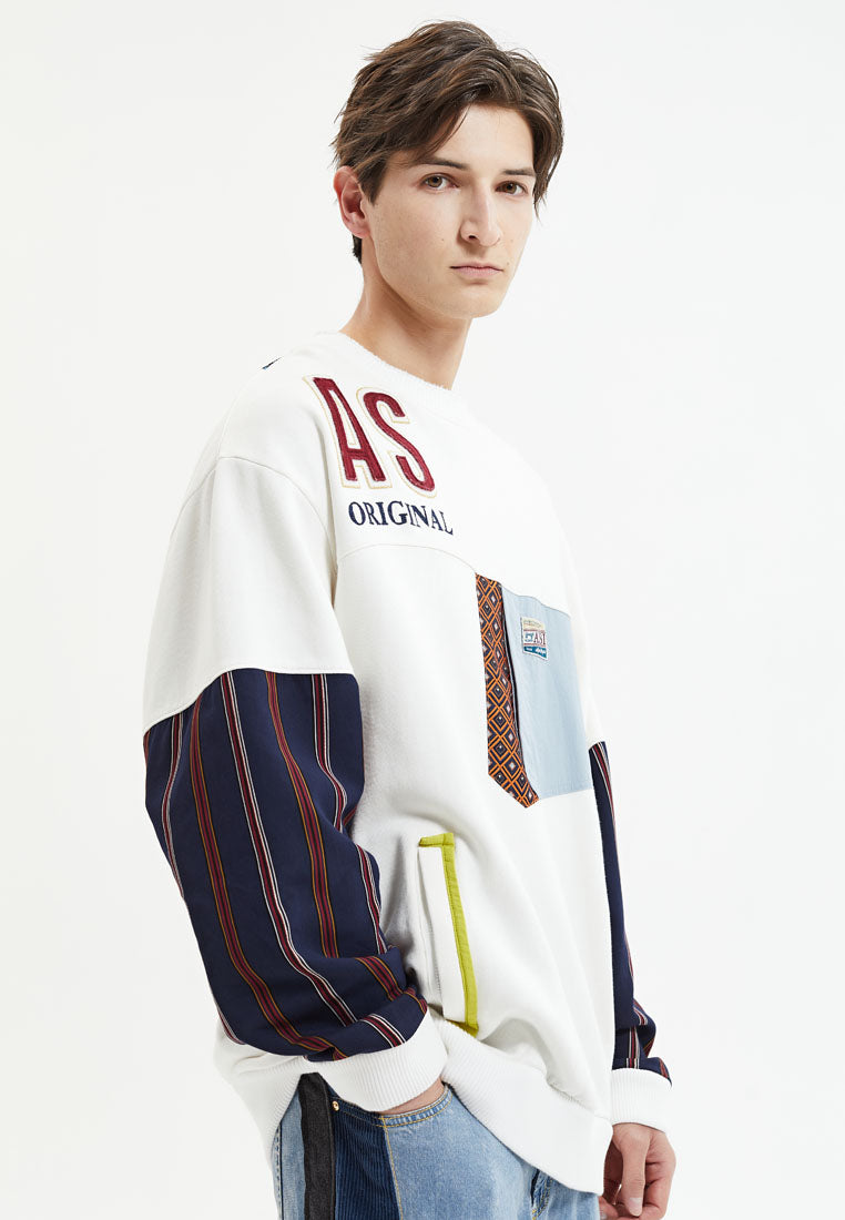 Felix Patchwork Sweatshirt - AlphaStyle