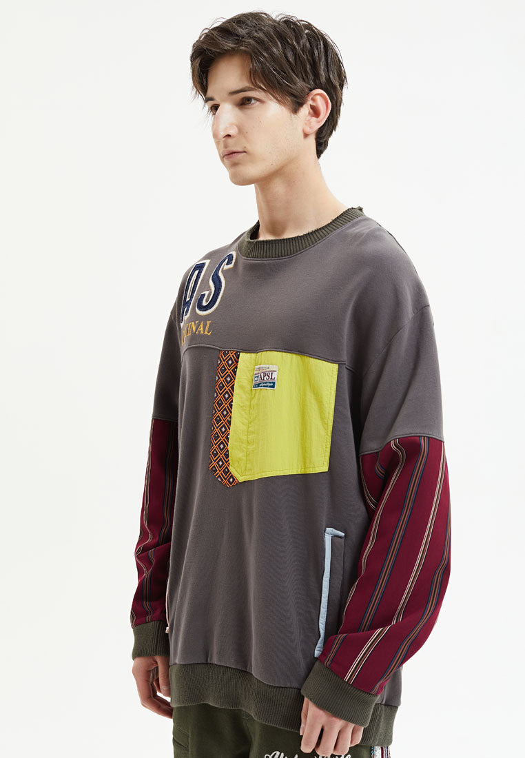 Felix Patchwork Sweatshirt - AlphaStyle