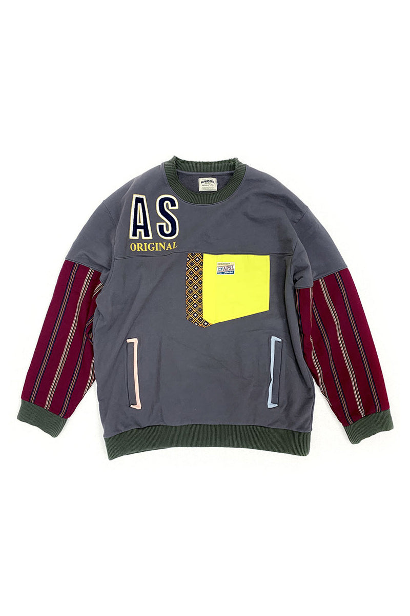 Felix Patchwork Sweatshirt - AlphaStyle