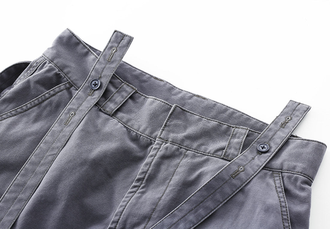 Rachel Suspenders Shorts - AlphaStyle