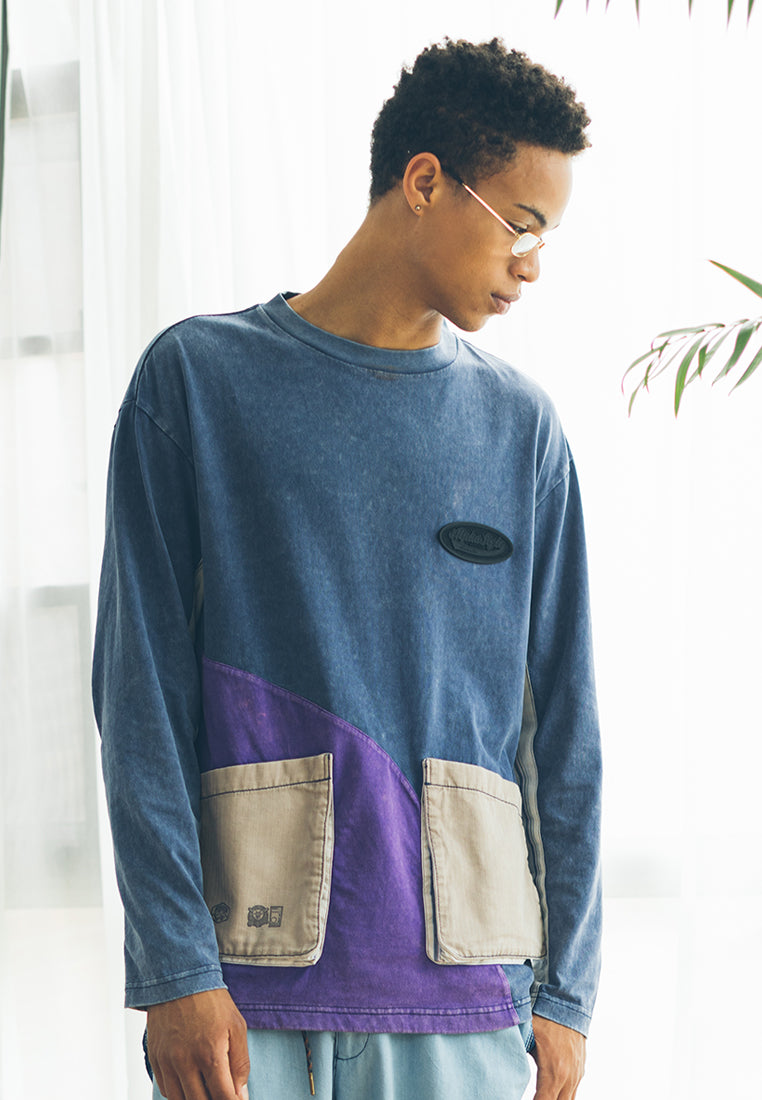 Mel Washed Long Sleeves Tee - AlphaStyle