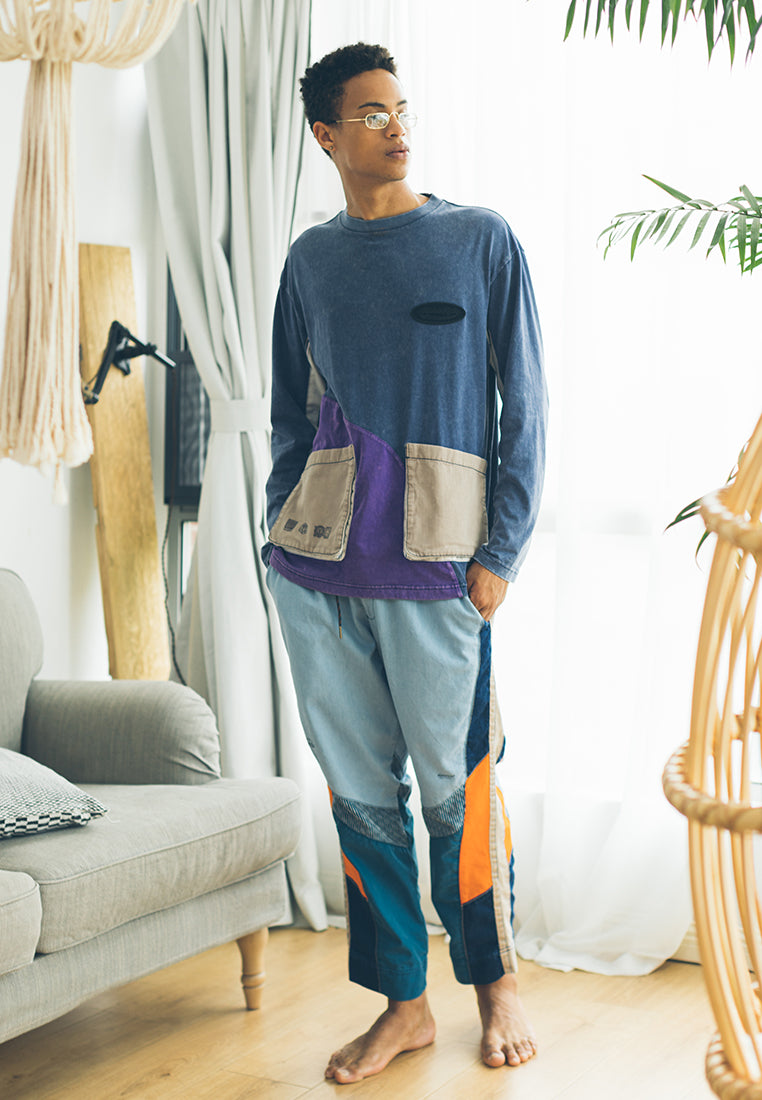 Mel Washed Long Sleeves Tee - AlphaStyle