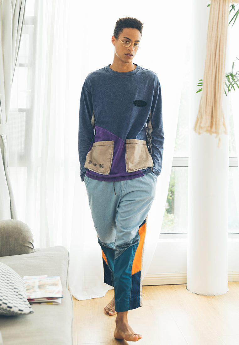 Mel Washed Long Sleeves Tee - AlphaStyle