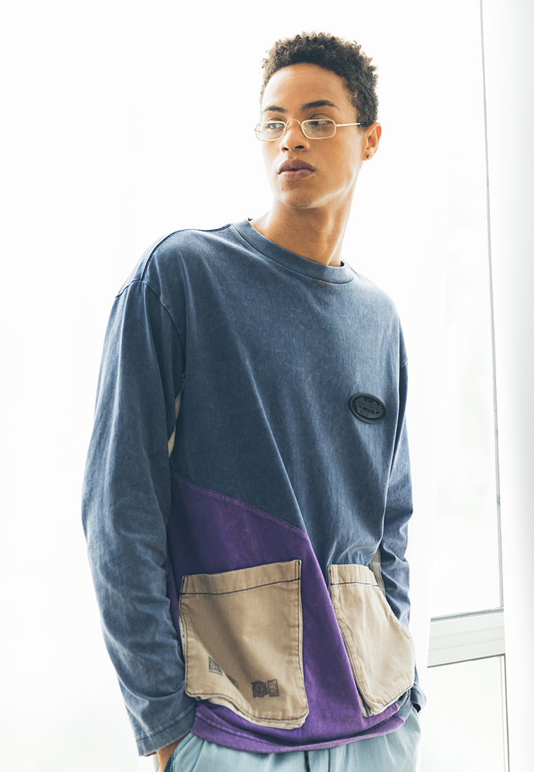 Mel Washed Long Sleeves Tee - AlphaStyle