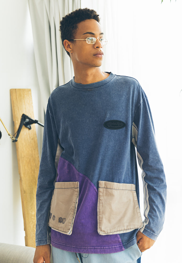 Mel Washed Long Sleeves Tee - AlphaStyle