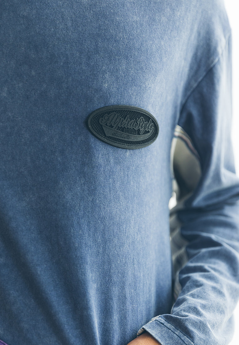 Mel Washed Long Sleeves Tee - AlphaStyle