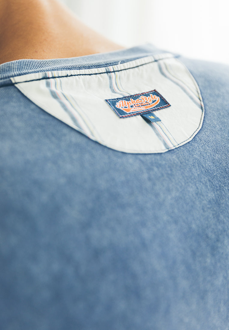 Mel Washed Long Sleeves Tee - AlphaStyle