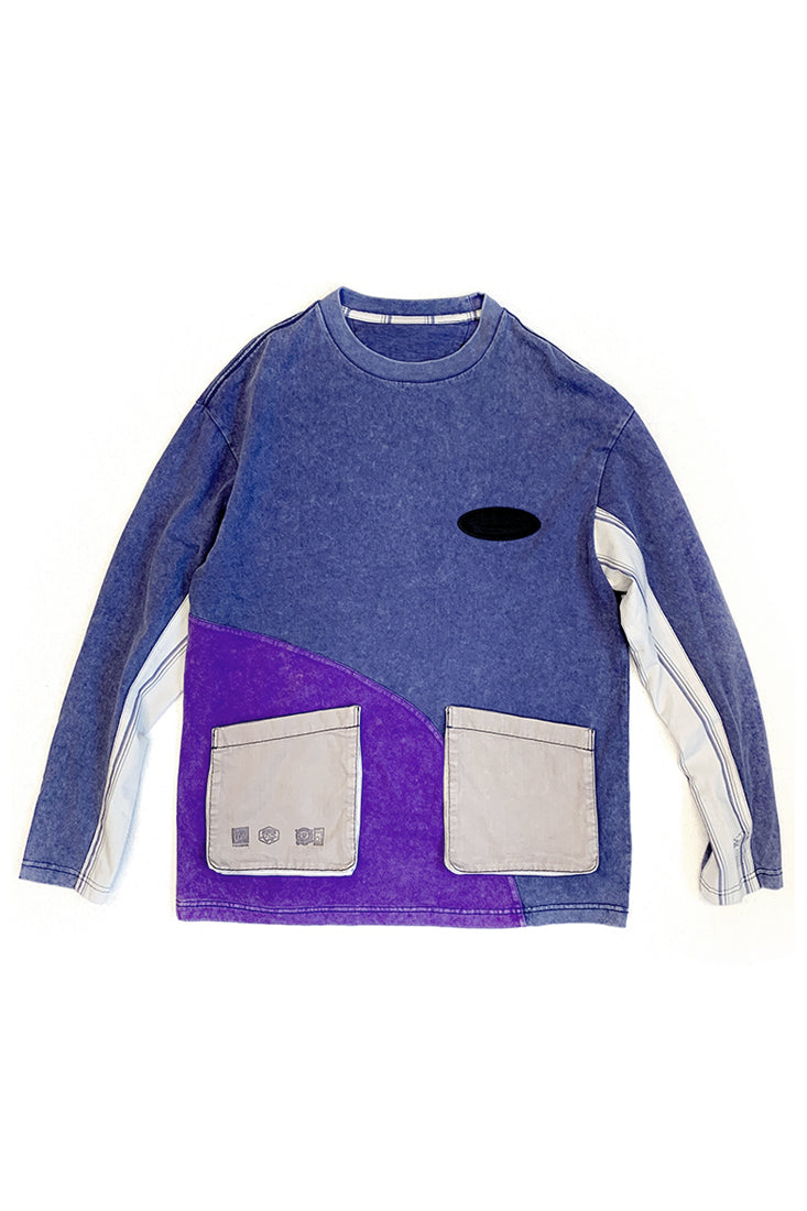 Mel Washed Long Sleeves Tee - AlphaStyle