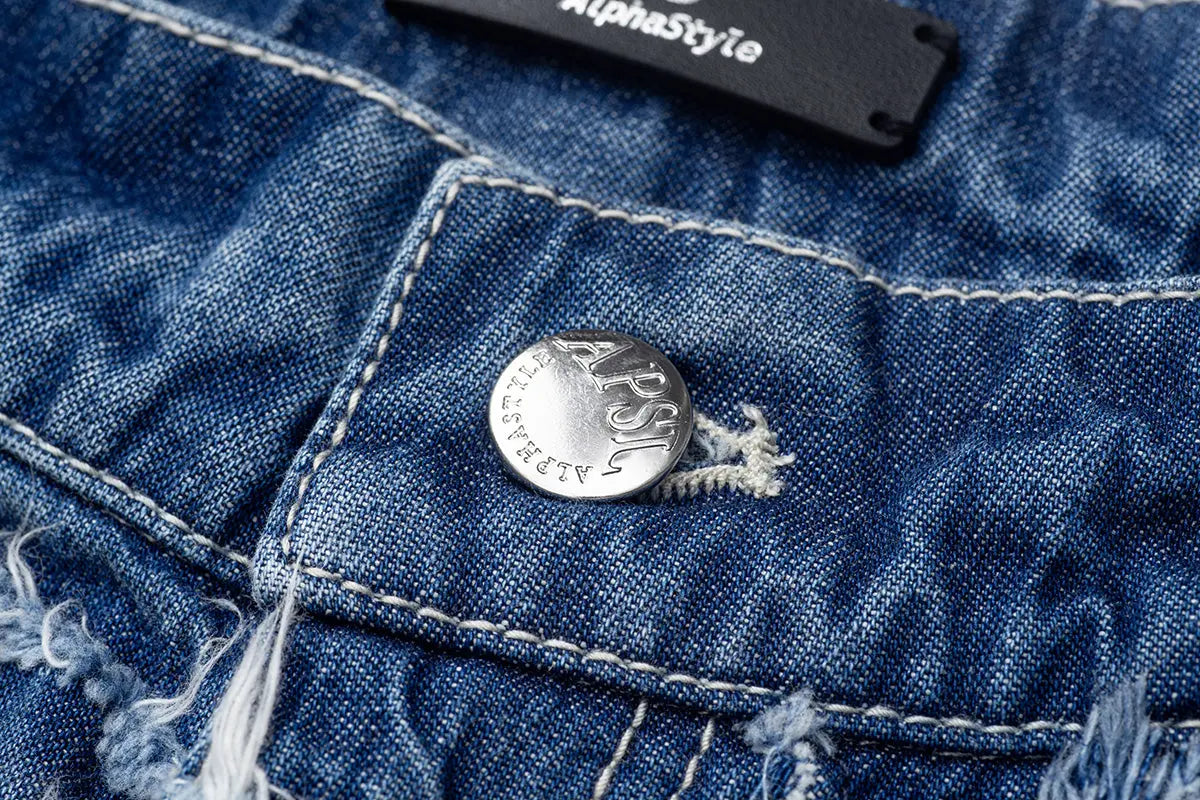 Alida Burnout Jeans AlphaStyle