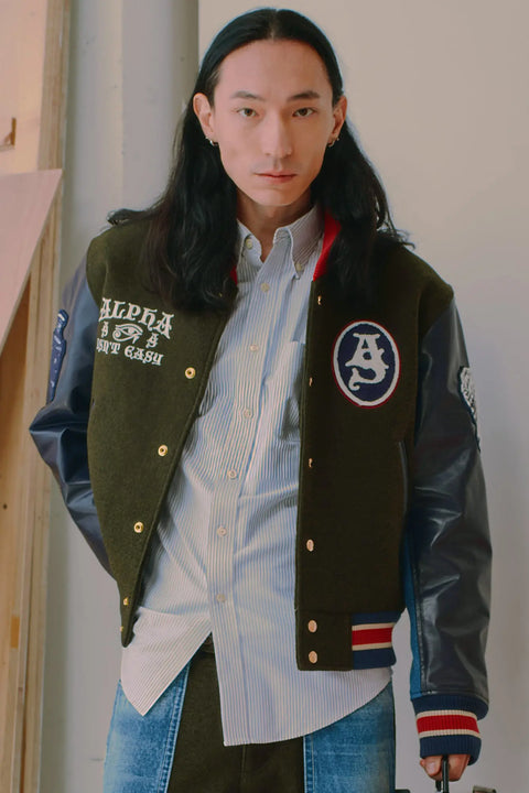 Amsden Wool Varsity Jacket AlphaStyle
