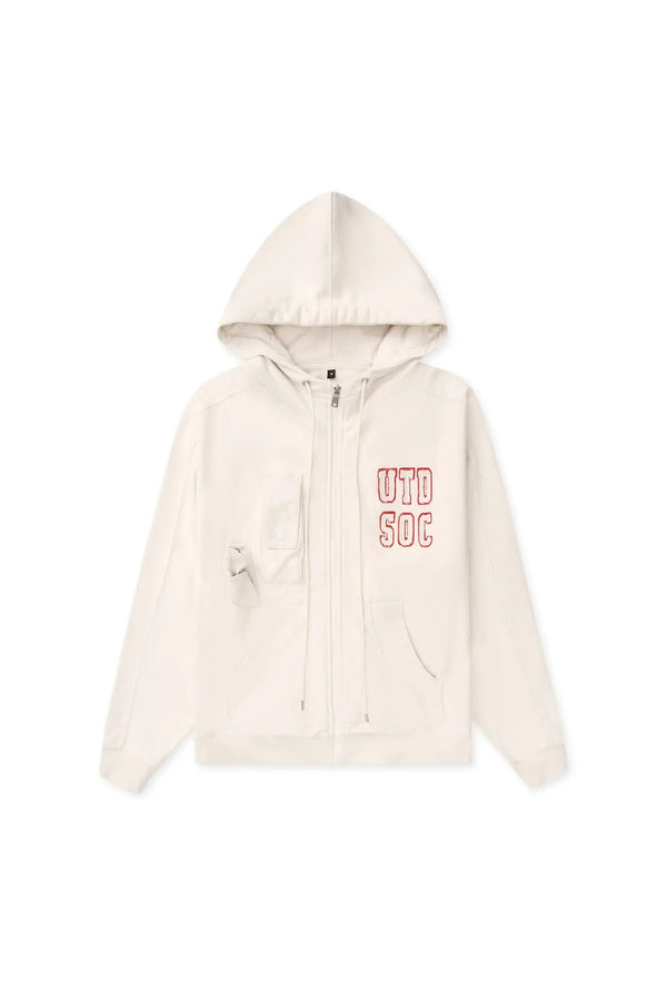 Aoife Zip Up Long Hoodie AlphaStyle