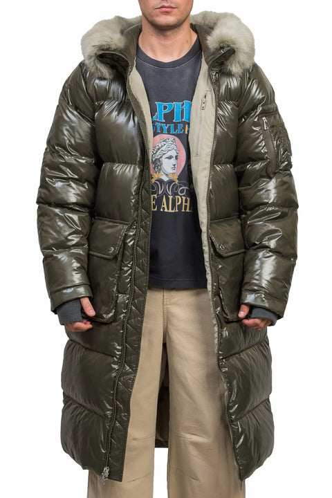 Aura Long Down Jacket AlphaStyle