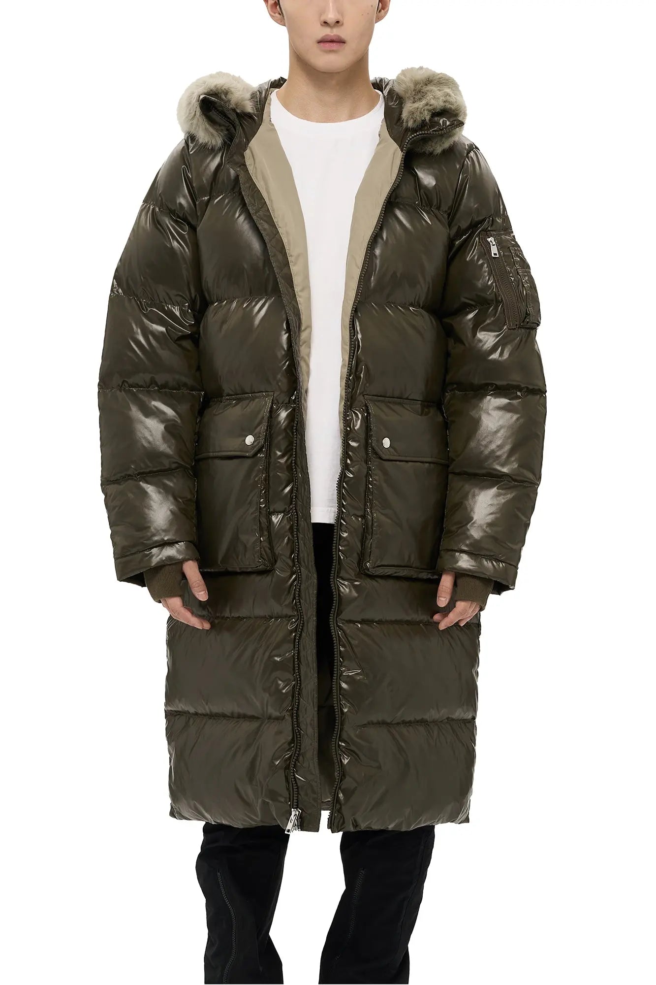 Aura Long Down Jacket AlphaStyle