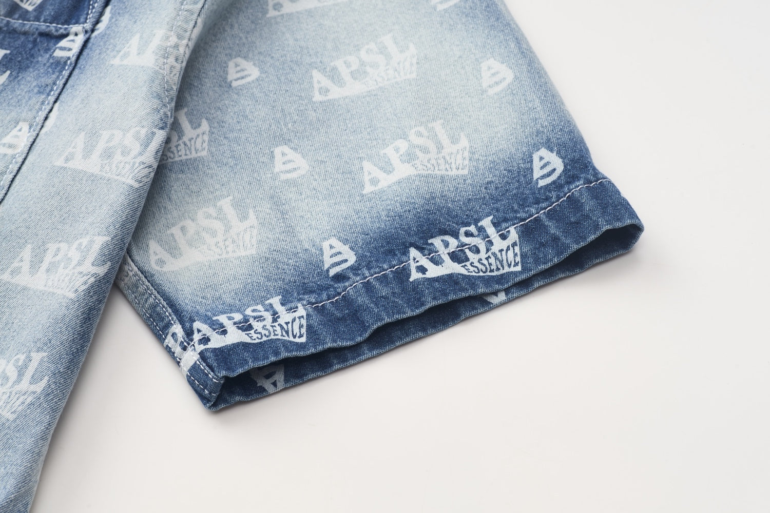 Huron Bleached Denim Shirt - AlphaStyle