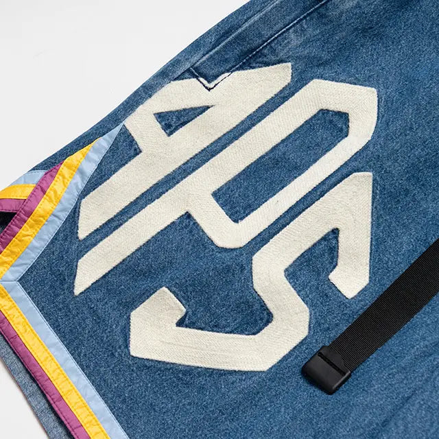 Enif Binding Denim Shorts AlphaStyle