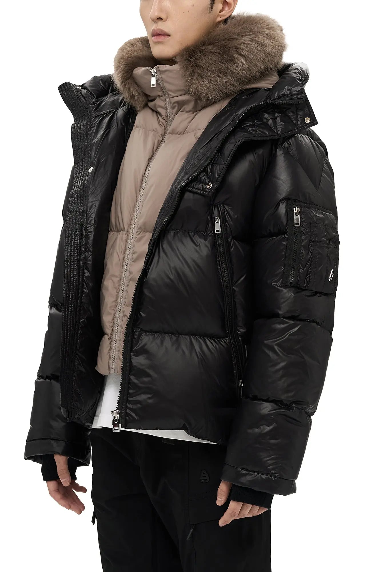 Fur Hooded Kudu Down Jacket AlphaStyle