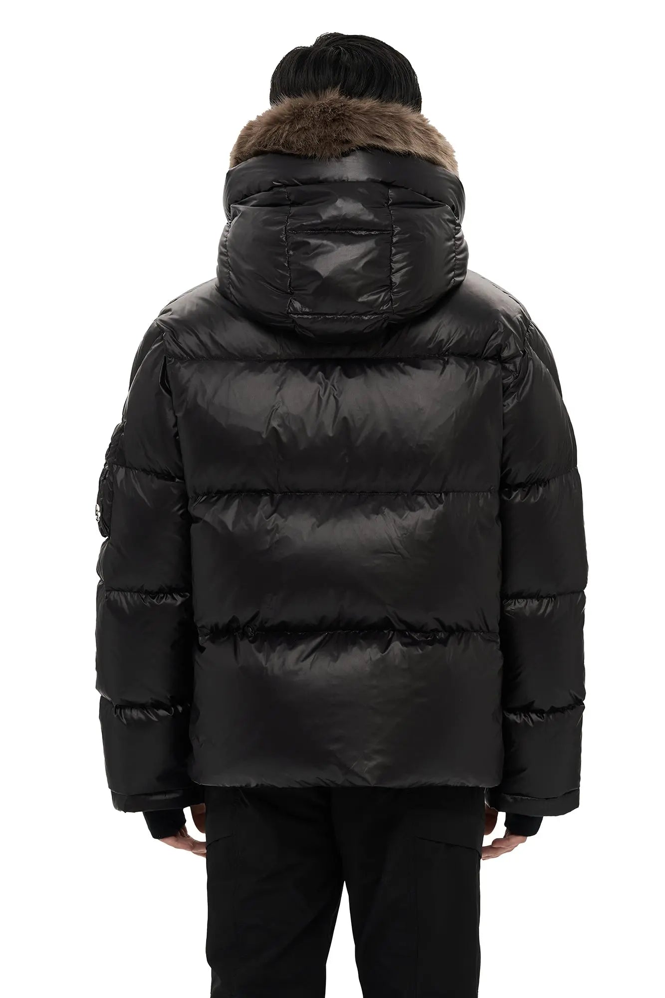 Fur Hooded Kudu Down Jacket AlphaStyle