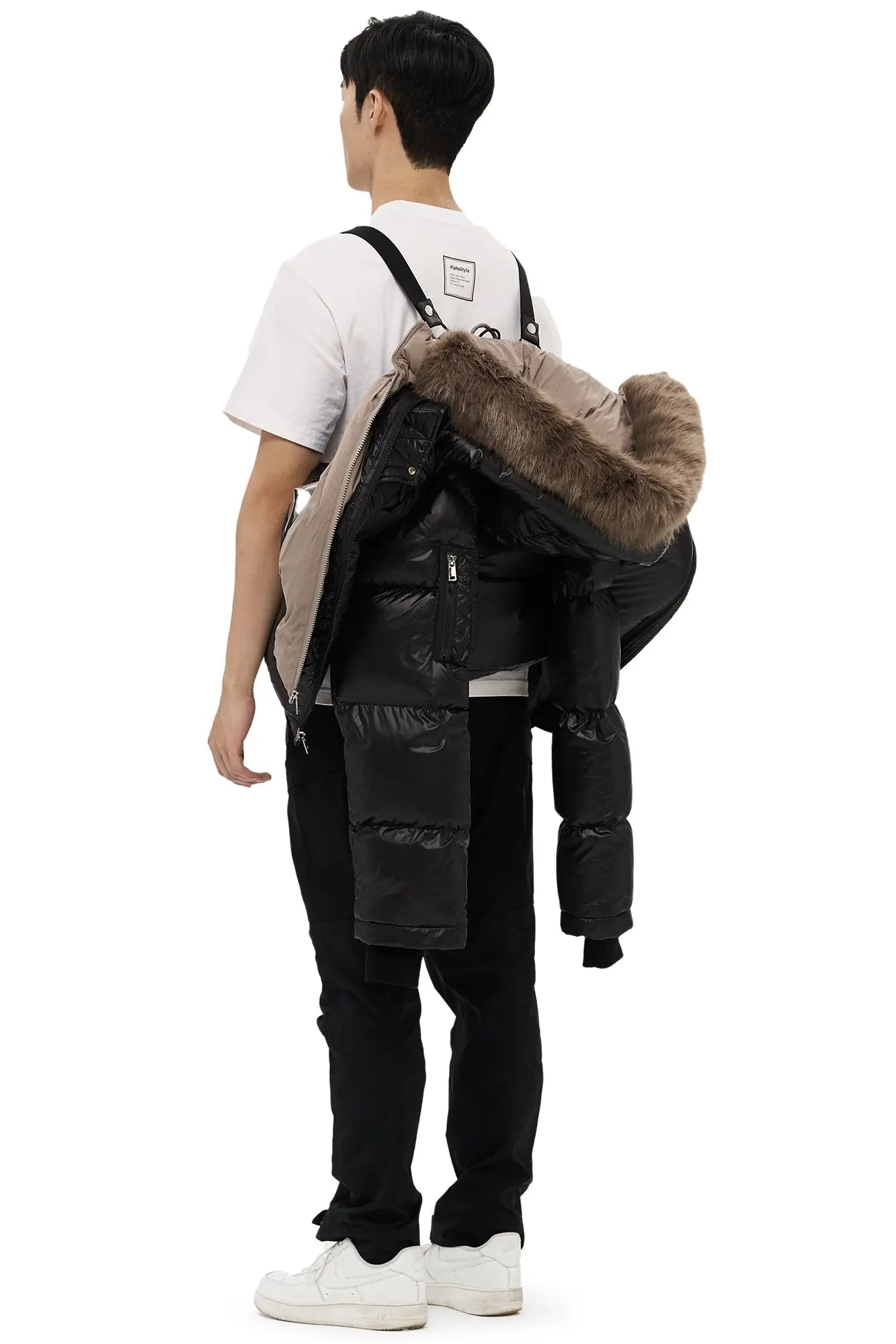 Fur Hooded Kudu Down Jacket AlphaStyle