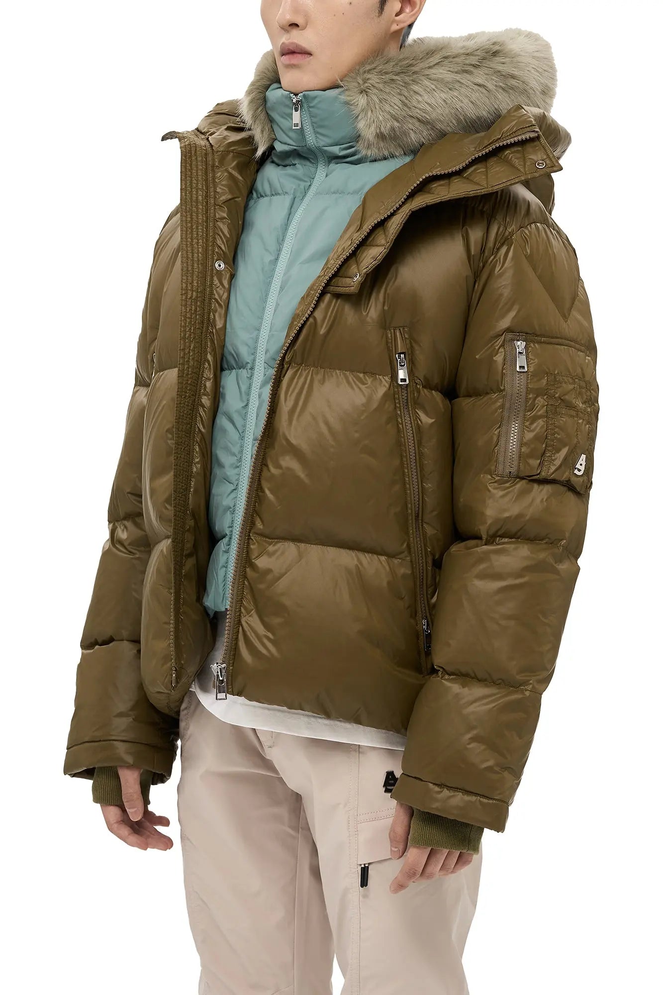 Fur Hooded Kudu Down Jacket AlphaStyle