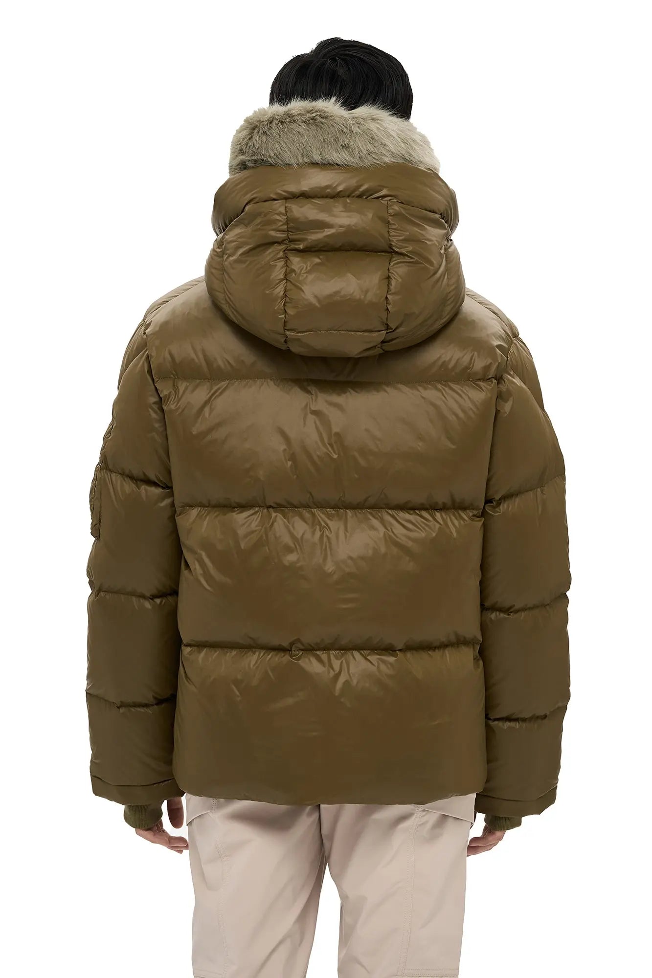 Fur Hooded Kudu Down Jacket AlphaStyle