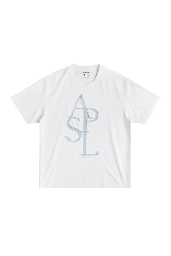 Greene Raw Edge Applique Tee AlphaStyle