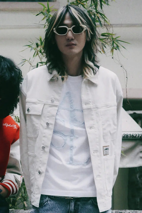 Greene Raw Edge Applique Tee AlphaStyle