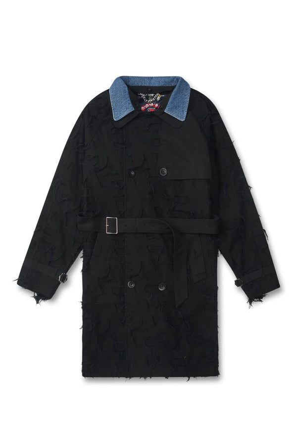 Gregan Burnout Trench Coat AlphaStyle