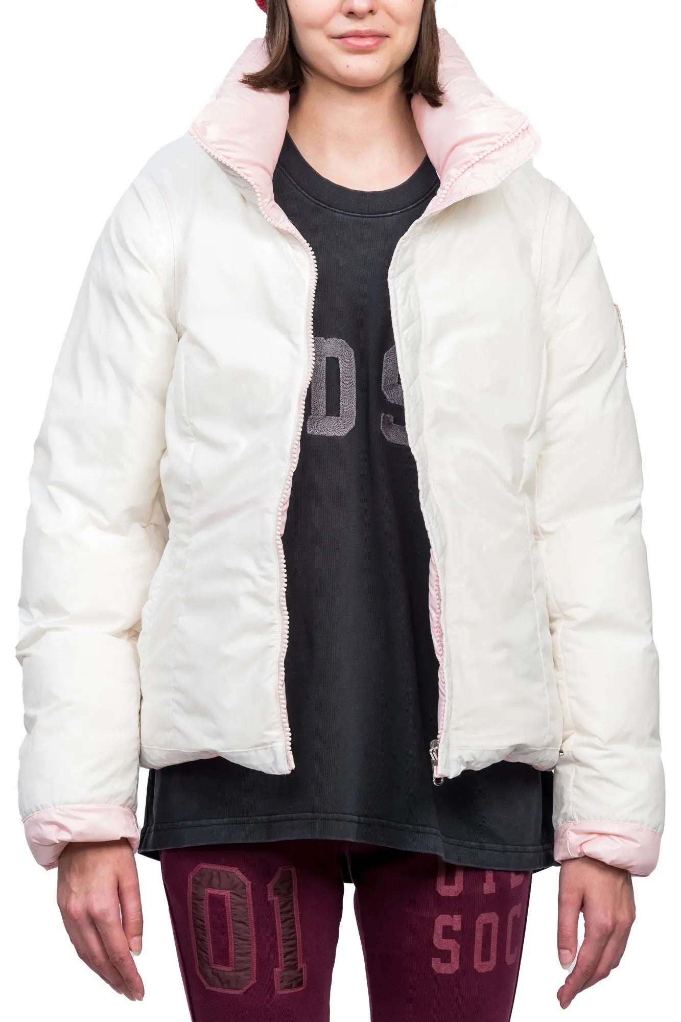 Hima Reversible Sleeve-off Down Jacket [Women's] AlphaStyle