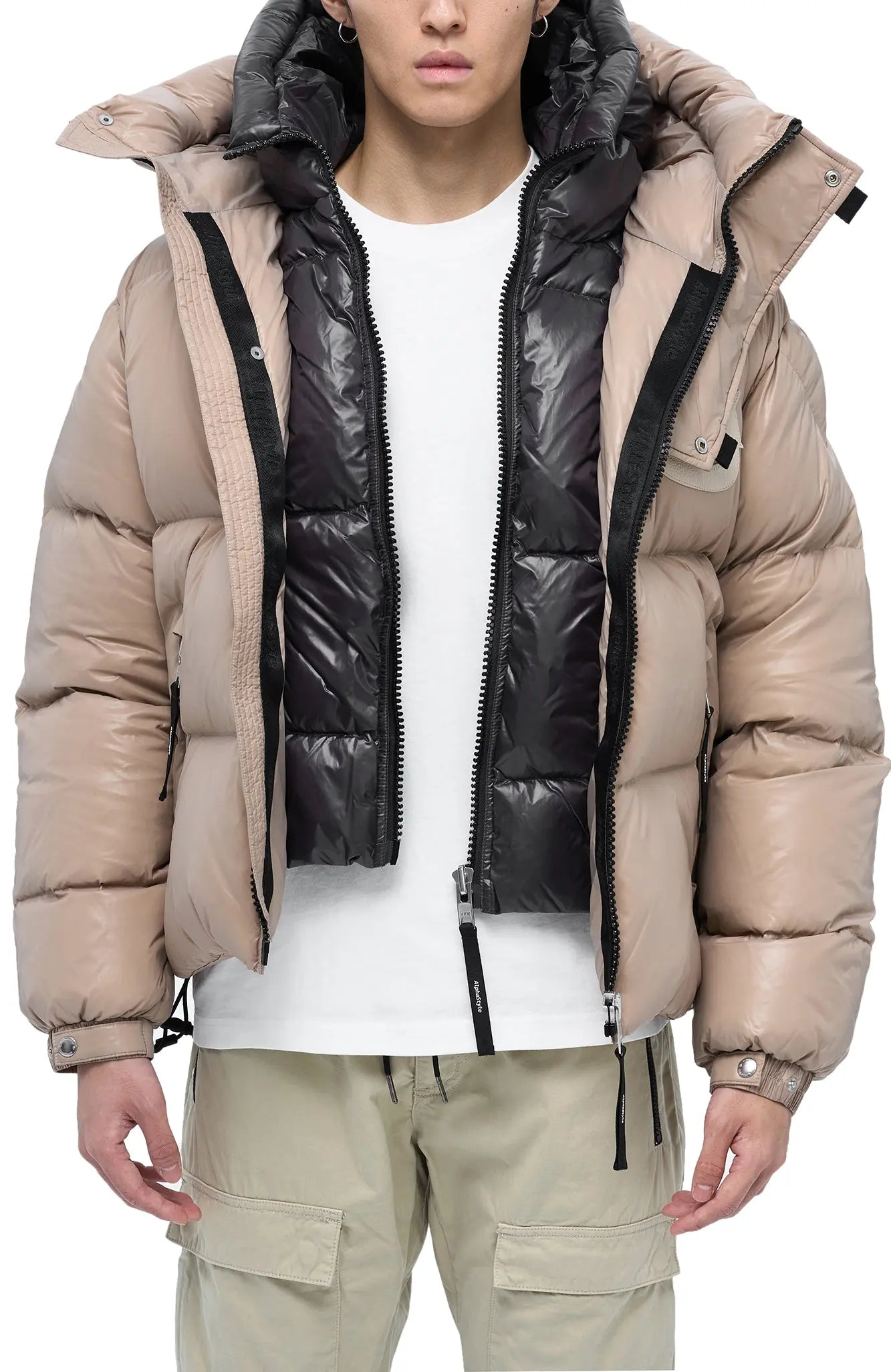 The KUDU Double Hood Puffer Down Jackets