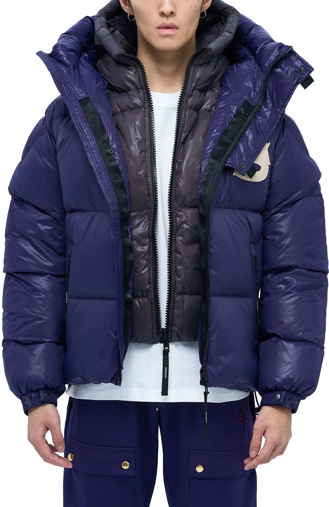 Kudu Double Hood Down Jacket - AlphaStyle